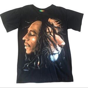 𝅺BOB Marley Jamaica Lion tee size small